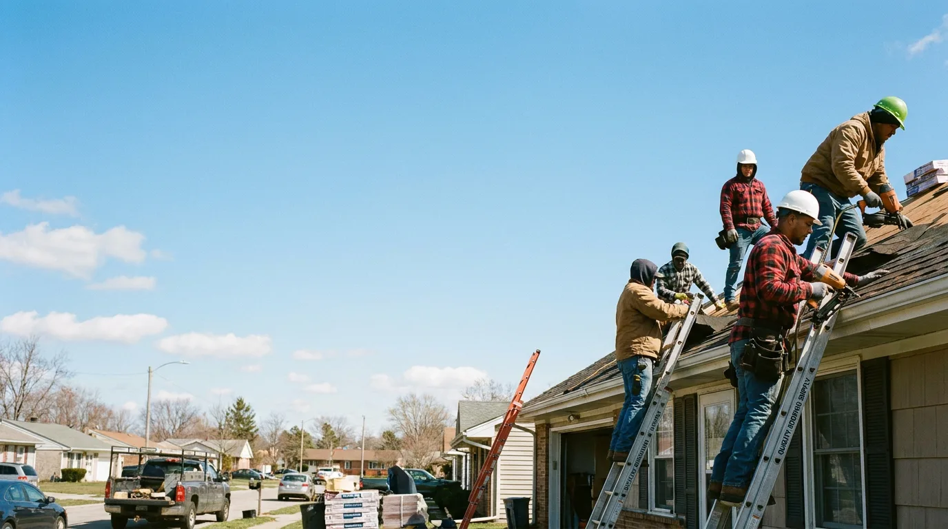 Roofing in Illiopolis, IL near me